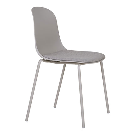 Madalena Eetkamerstoel - Set van 2 Eetkamerstoelen, lichtgrijs HN1263