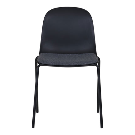 Madalena Eetkamerstoel - Set van 2 Eetkamerstoelen, zwart HN1264