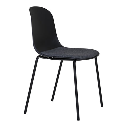 Madalena Eetkamerstoel - Set van 2 Eetkamerstoelen, zwart HN1264