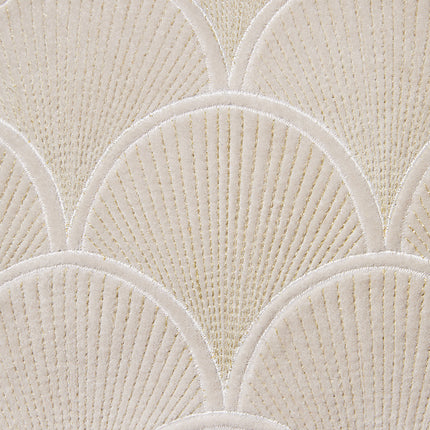Velvet beige goudgeborduurde sierkussenhoes Jane 60x40 cm