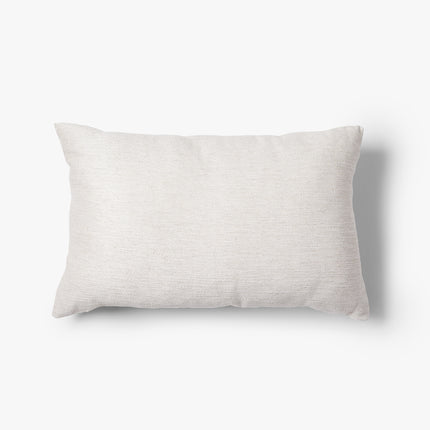 Zachte biologisch katoenen sierkussenhoes Hazel 60x40 cm naturel