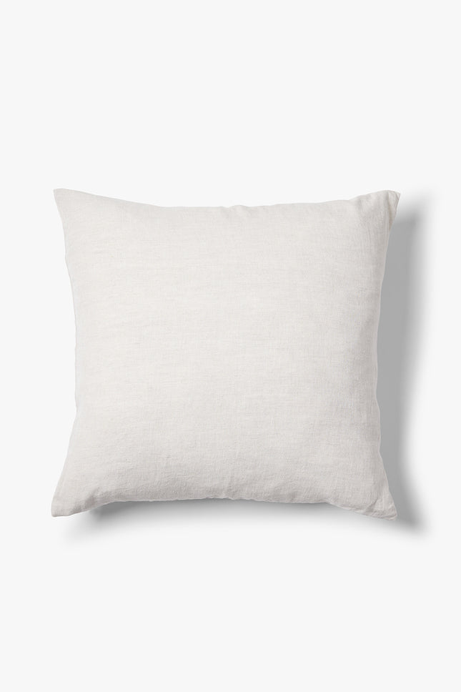 Gewassen 100% linnen kussenhoes Scotty 50x50 cm naturel