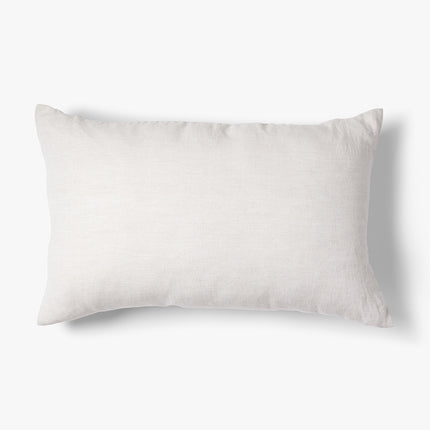 Gewassen 100% linnen kussenhoes Scotty 60x40 cm Naturel