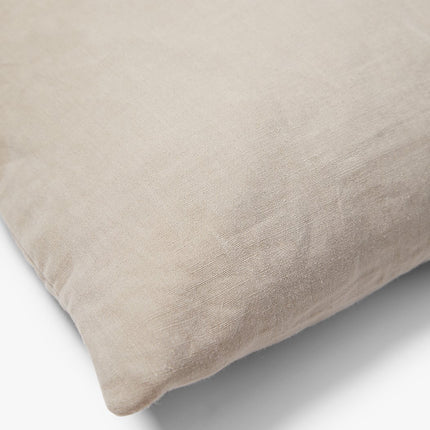 Gewassen 100% linnen kussenhoes Scotty 50x50 cm Taupe