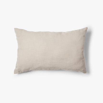 Gewassen 100% linnen kussenhoes Scotty 60x40 cm Taupe