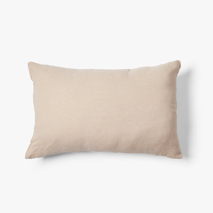 Gewassen 100% linnen kussenhoes Scotty 60x40 cm Nude