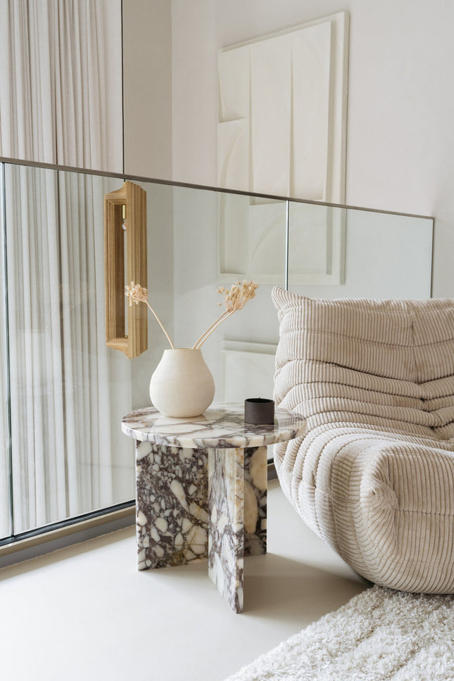 Calacatta Viola marmeren bijzettafel juni