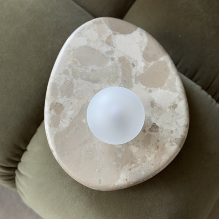 Exclusieve handgemaakte Kunis Brescia marmeren lamp Nina