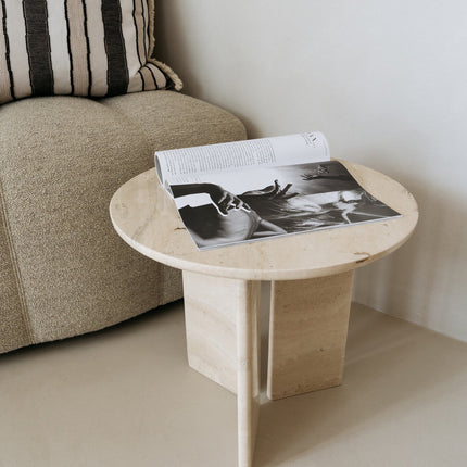 100% biologisch katoenen geweven gestreepte sierkussenhoes Holly 50x50 cm