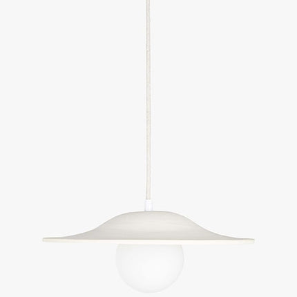 Handgemaakte aardewerken hanglamp July naturel