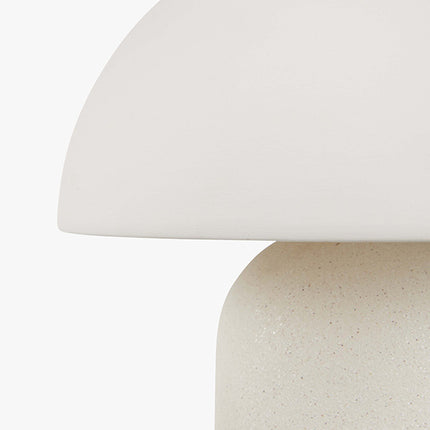 Handgemaakte aardewerken tafellamp Maeve naturel