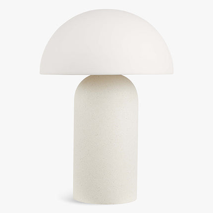 Handgemaakte aardewerken tafellamp Maeve naturel