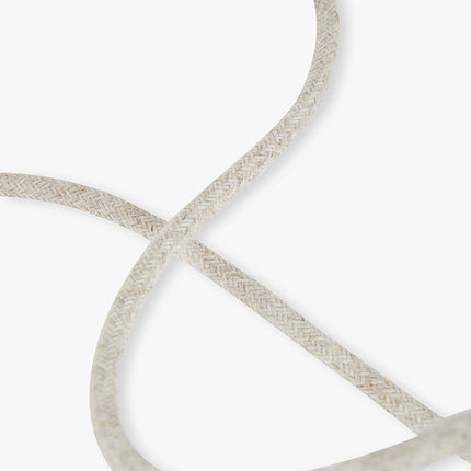 Handgemaakte aardewerken tafellamp Maeve naturel