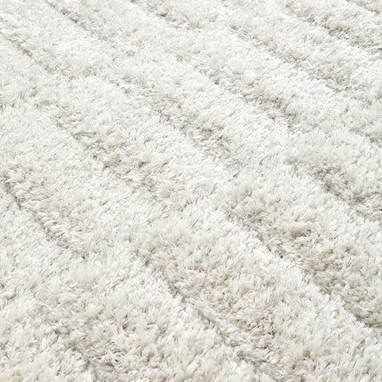 Exclusief hoogpolig wollen vloerkleed Stella 200x290 cm ecru