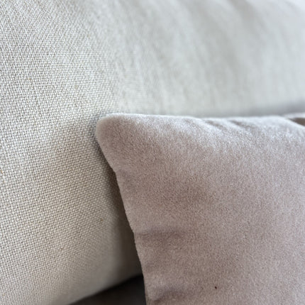 Luxe mohair sierkussenhoes Amy mistgrijs 50x50 cm