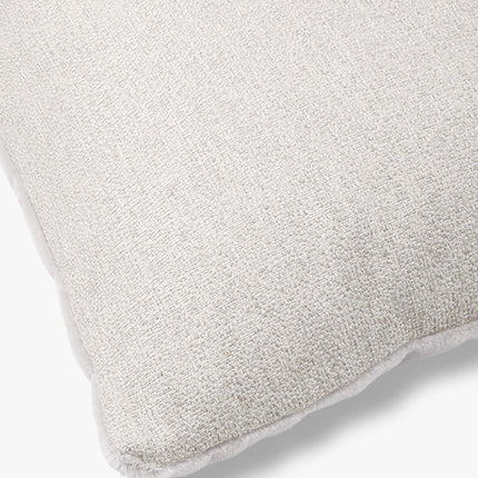 Luxe mohair sierkussenhoes Amy mistgrijs 50x50 cm