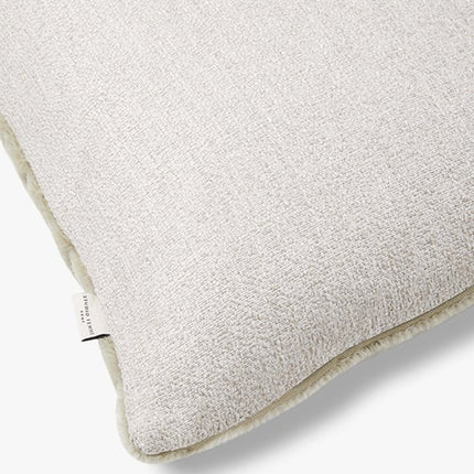 Luxe mohair sierkussenhoes Amy saliegroen 50x50 cm