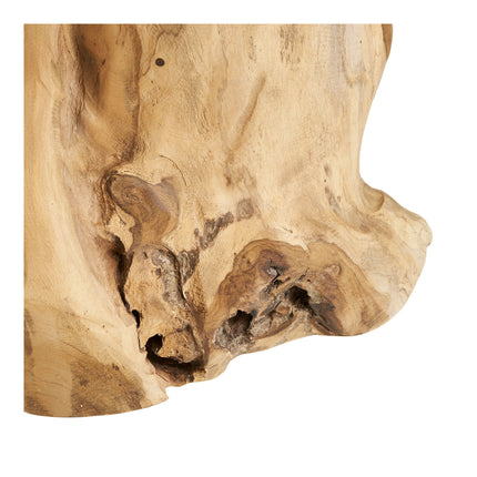 Palena Side Table - bijzettafel, teak, naturel ø40x45 cm