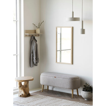 Palena Side Table - bijzettafel, teak, naturel ø40x45 cm
