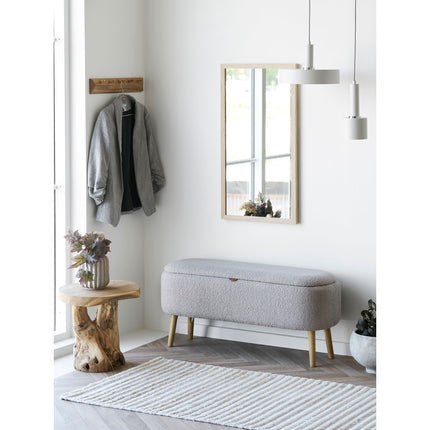 Palena Side Table - bijzettafel, teak, naturel ø40x45 cm