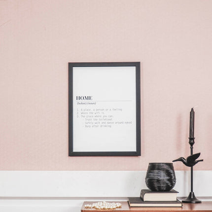 Poster - Home Woordenboek - Papier - Wit - A3