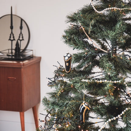 Kersthanger - Scheerapparaat - Glas  - 4x4,5x11cm