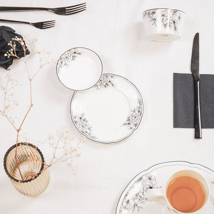 Gebaksbord- Les Fleurs- Ø15cm