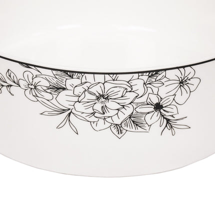 Schaal - Les Fleurs - Newbone China -  17,5x17,5x6,5cm