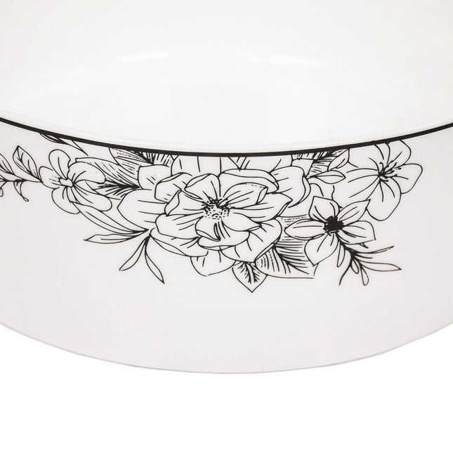 Schaal - Les Fleurs - Newbone China -  17,5x17,5x6,5cm