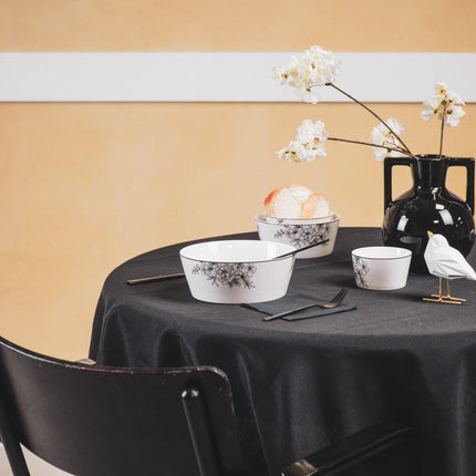 Schaal - Les Fleurs - Newbone China -  17,5x17,5x6,5cm