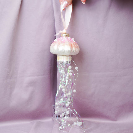 Kerstversiering - Kersthanger - Kwal - Glas - Gekleurd - 7x25cm