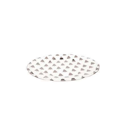 Bord - Kerstbomen - Newbone China - 26x26x1,5cm