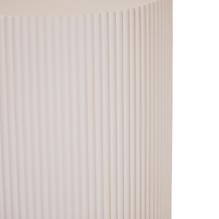 Bijzettafel /Pilaar- Cilinder- MDF - Zand - 30x30x65cm