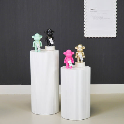 Ornament - Aap Beeld 'The Legend' - Polyresin - Goud - 11x7x19cm