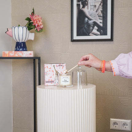 Lucifers- Lucifer Doosje Giraffe - Roze- 11x11x3cm