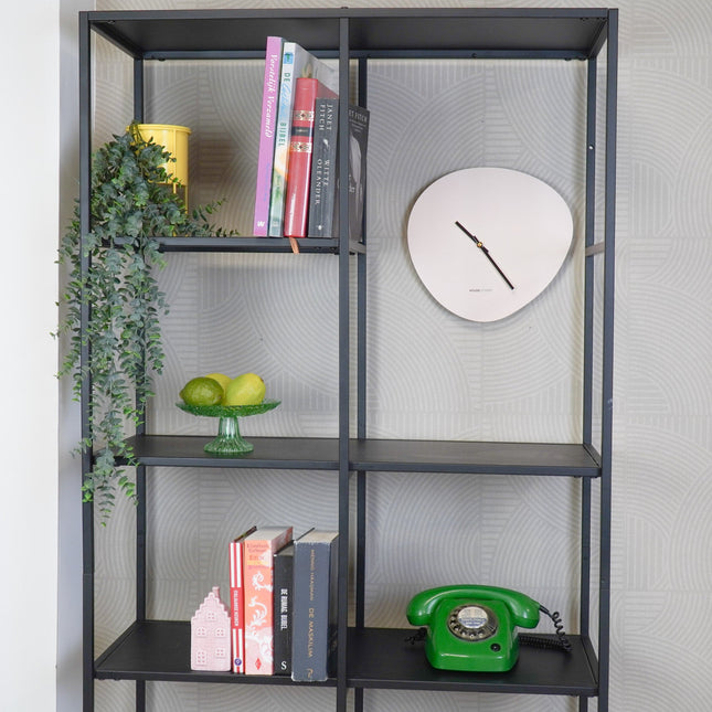 Klok - Wandklok Organisch- Zand - 30x30x0,5 cm