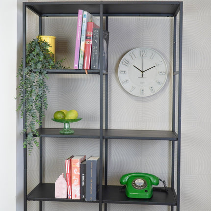 Klok- Wandklok Cijfers- Zand - 30x30x4cm