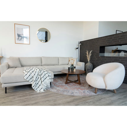 Hellerup Coffee Table - salontafel, notenfineer Ø75 x 36 cm