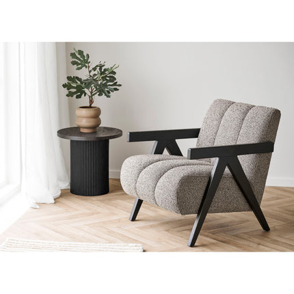 Boavista Side Table - Bijzettafel, donkerbruin ø48x45 cm