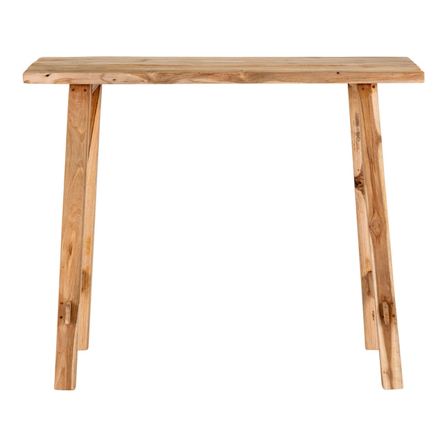 Girona Consoletafel - Consoletafel, teakhout, naturel 90x30x80 cm