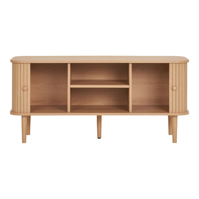 Nikko tv-meubel - tv-meubel, 2 deuren, naturel 113x40x52 cm