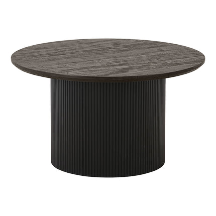 Boavista Salontafel - Salontafel, donkerbruin ø80x45 cm