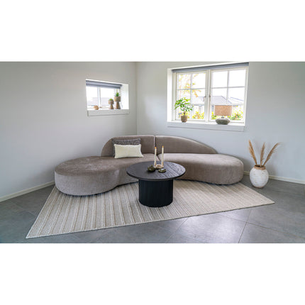 Boavista Salontafel - Salontafel, donkerbruin ø80x45 cm