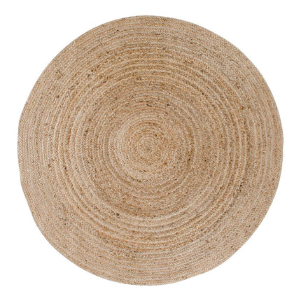 Bombay Rug - Vloerkleed, gevlochten jute, naturel ø180 cm