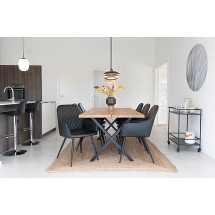 Bombay Rug - Vloerkleed, gevlochten jute, naturel 180x240 cm