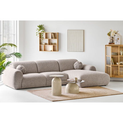 Pune Vloerkleed - handgetuft vloerkleed, bruin 160x230 cm