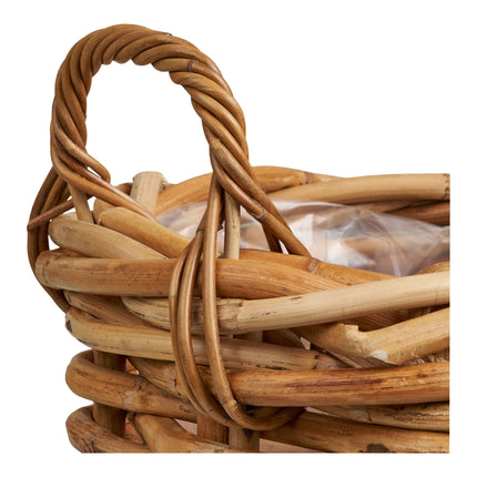 Burton Baskets - Manden, kubu-rattan, naturel set van 3
