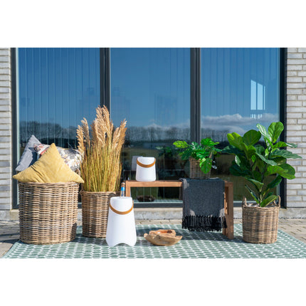 Caor Baskets - manden, kubu-rattan, naturel set van 4