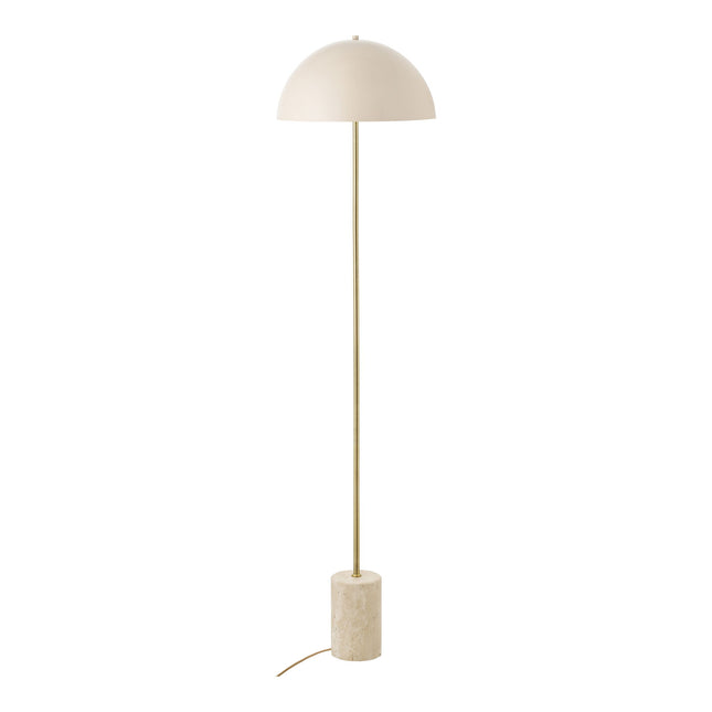 Sheffield Vloerlamp - Vloerlamp, marmer/metaal, beige