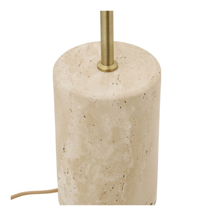 Sheffield Vloerlamp - Vloerlamp, marmer/metaal, beige